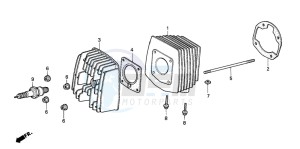 PK50S drawing CYLINDER/CYLINDER HEAD