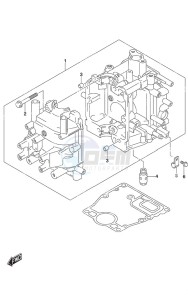 DF 9.9A drawing Cylinder Block