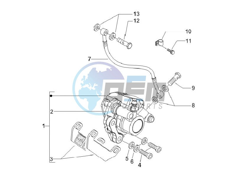 Brakes pipes - Calipers