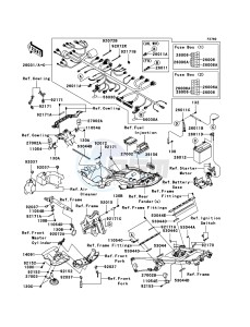 ZZR1400 ZX1400A7F FR GB XX (EU ME A(FRICA) drawing Chassis Electrical Equipment