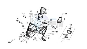 JOYMAX 125 drawing COWLING INNER FR PLATE