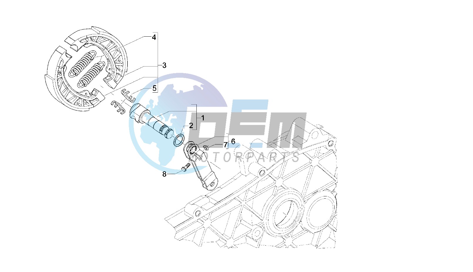 REAR BRAKE SHOES