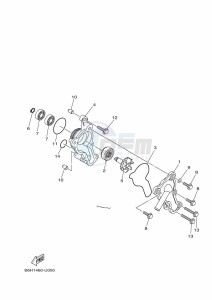 GPD125-A NMAX 125 (BV3C) drawing WATER PUMP