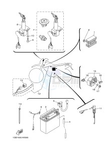 XTZ125E (1SB1) drawing ELECTRICAL 1