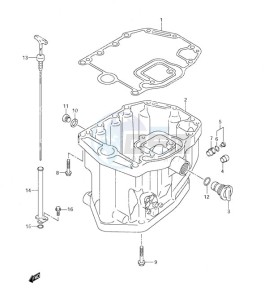 DF 115 drawing Oil Pan