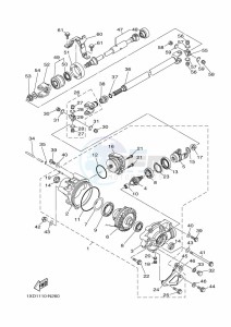 YXM700E YX70MPN (BHF8) drawing FRONT DIFFERENTIAL