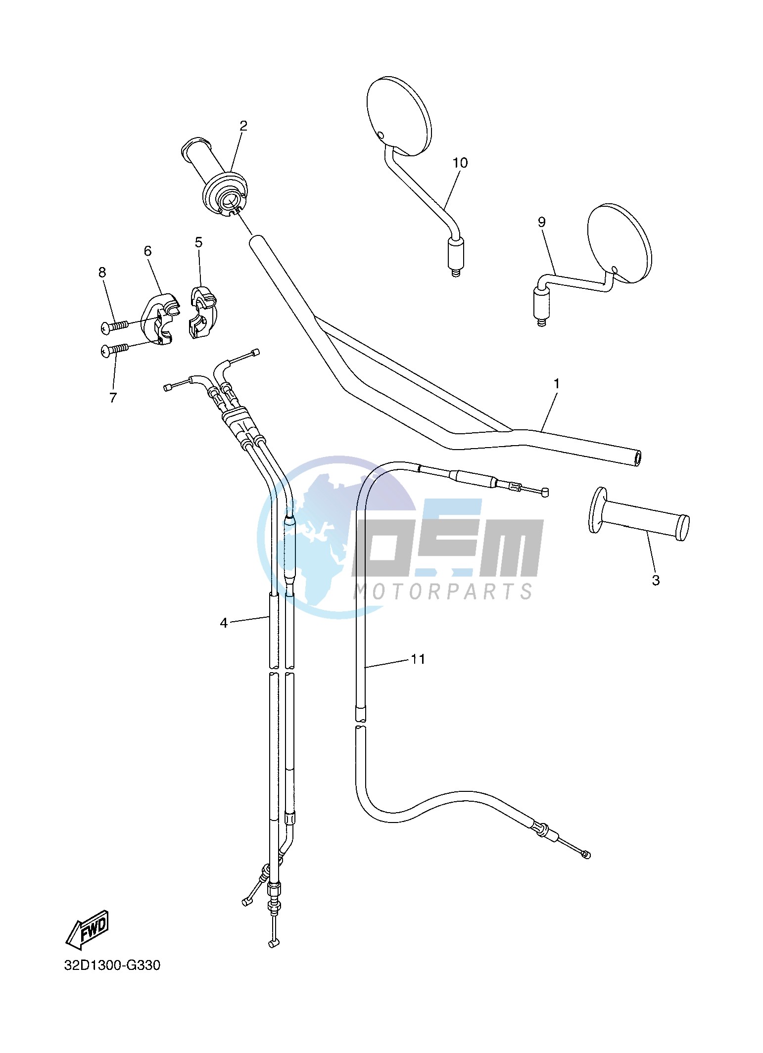 STEERING HANDLE & CABLE