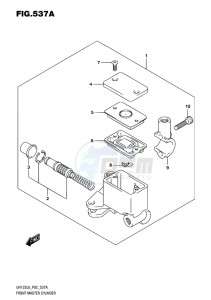 UH125 BURGMAN EU drawing FRONT MASTER CYLINDER