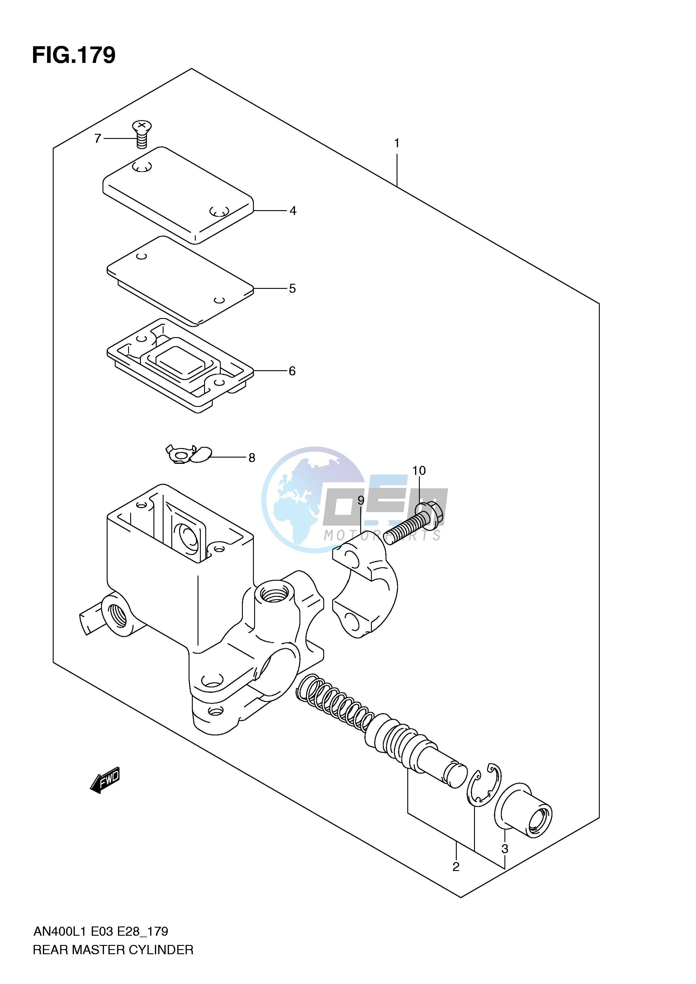 REAR MASTER CYLINDER