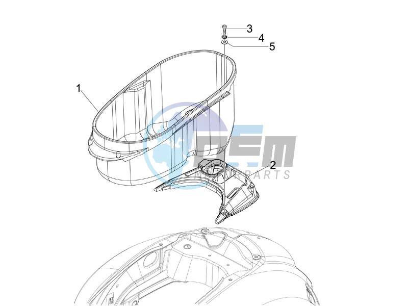 Helmet housing - Undersaddle