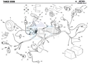 TANGO-125-YELLOW drawing ELECTRICAL