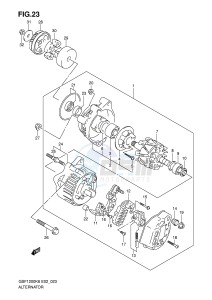 GSF1200 (E2) Bandit drawing ALTERNATOR