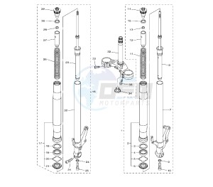 FZ8-NA 800 drawing FRONT FORK