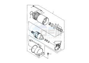 FZS FAZER 600 drawing STARTING MOTOR