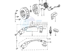 ZENITH LN/LS - 50 cc drawing GENERATOR