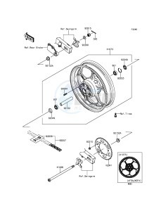 NINJA 250SL BX250AGF XX (EU ME A(FRICA) drawing Rear Hub