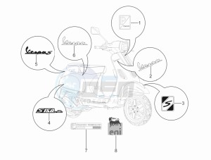 S 150 4T ie E3 Vietnam - Indonesia drawing Plates - Emblems