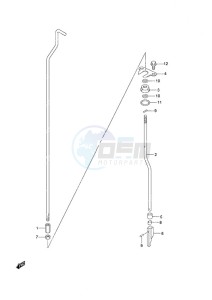 DF 25 V-Twin drawing Clutch Rod