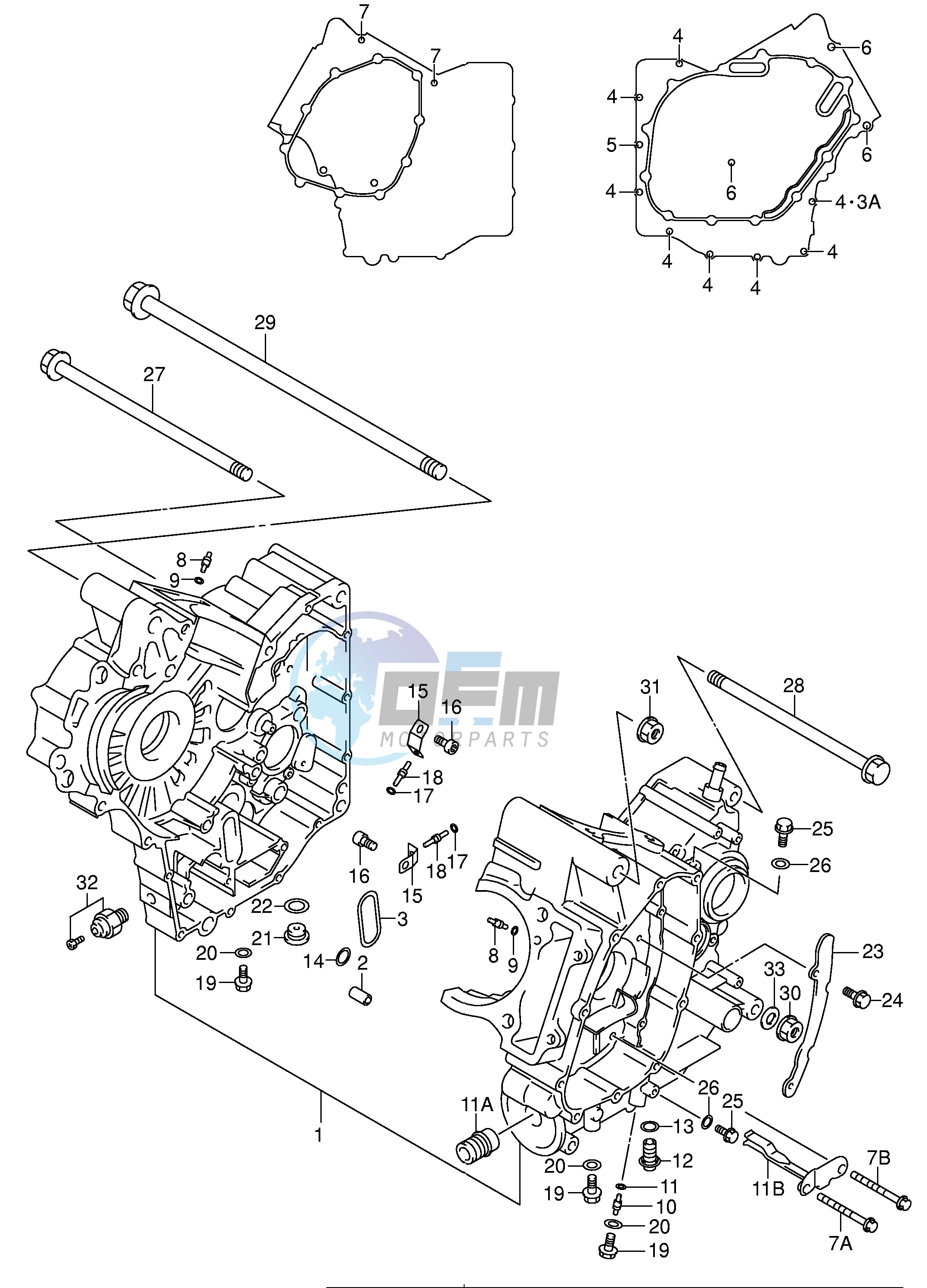 CRANKCASE (MODEL K1 K2)