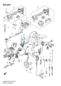 AN400 (E3-E28) Burgman drawing WIRING HARNESS (MODEL K5 K6)