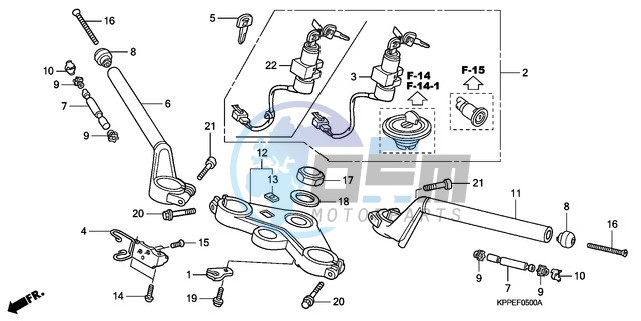 HANDLE PIPE/TOP BRIDGE