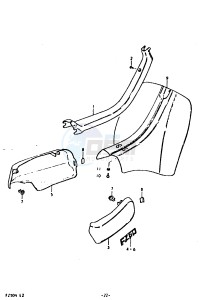 FZ50 (E1) drawing FRAME COVER - LEG SHIELD