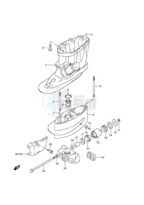 DF 70A drawing Drive Shaft Housing