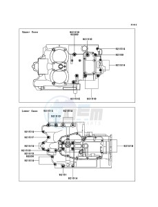 W800 EJ800ADF GB XX (EU ME A(FRICA) drawing Crankcase Bolt Pattern