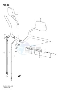 DL650 (E2) V-Strom drawing HANDLEBAR (DL650AL1 E24)