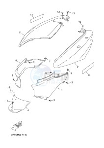 YN50 OVETTO (2APJ 2APJ) drawing SIDE COVER