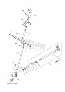 YXZ1000E YXZ1000R (B5JD) drawing SHIFT SHAFT