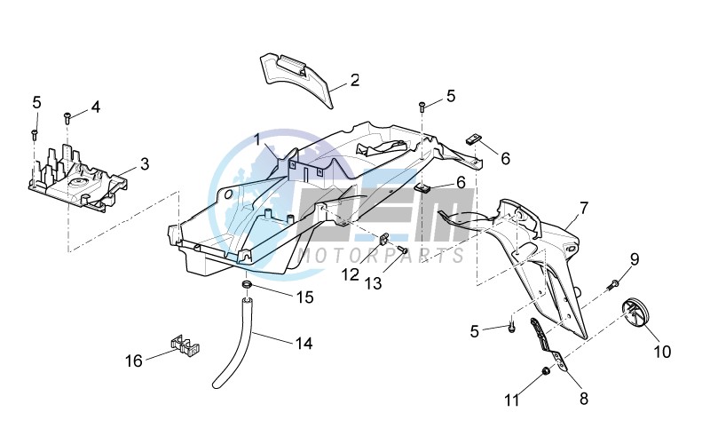 Rear body - Mudguard