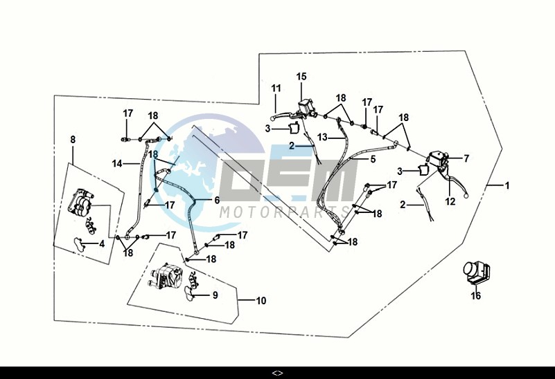 CBS BRAKE SYSTEM ASSY