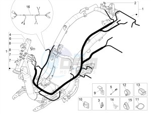 LIBERTY 125 4T E4 POSTE (EMEA) drawing Main cable harness