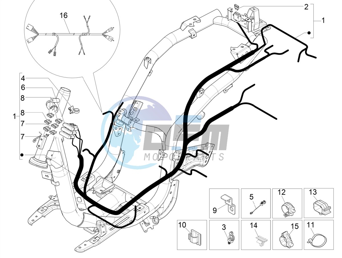 Main cable harness