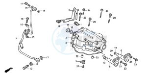 CN250 drawing CYLINDER HEAD COVER