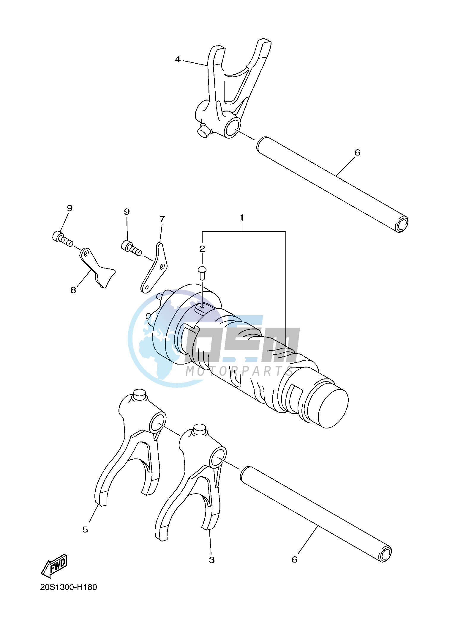 SHIFT CAM & FORK