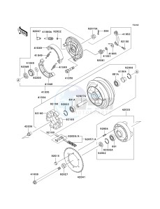 VN 800B [VULCAN 800 CLASSIC] (B6-B9) [VULCAN 800 CLASSIC] drawing REAR WHEEL_CHAIN