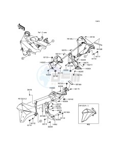 Z800 ABS ZR800DGFA UF (UK FA) XX (EU ME A(FRICA) drawing Cowling Lowers