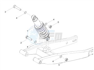 SX 50 LOW SEAT E4 (EMEA) drawing Shock absorber