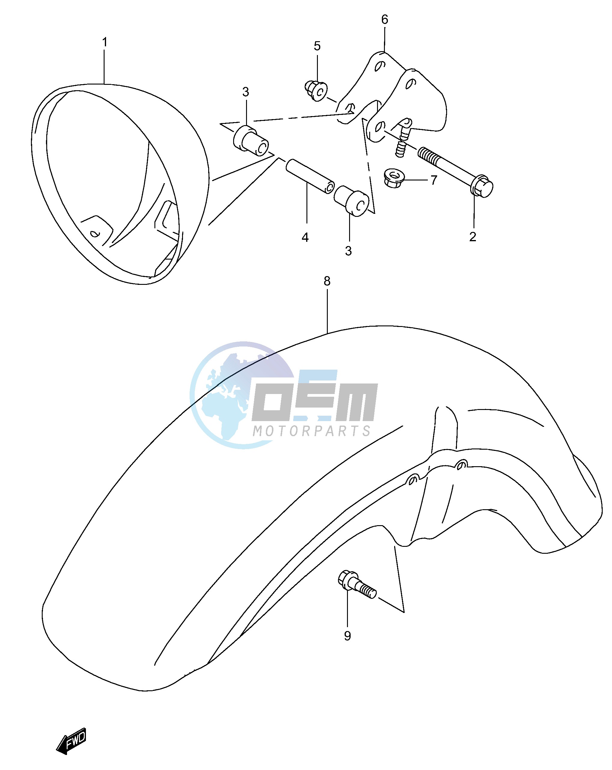 HEADLAMP HOUSING