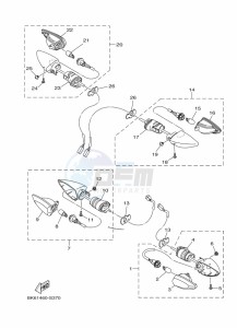 YZF125-A YZF-R125 (B5G4) drawing FLASHER LIGHT