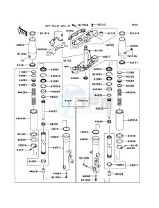 VN1700_CLASSIC_ABS VN1700FEF GB XX (EU ME A(FRICA) drawing Front Fork