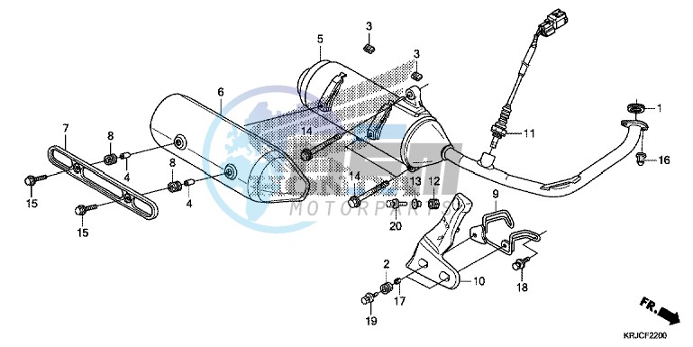 EXHAUST MUFFLER