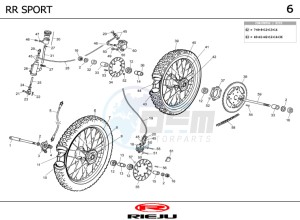 RR-50-SPORT-ORANGE drawing WHEEL - BRAKES