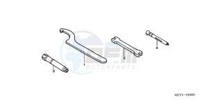 CRF450X9 Europe Direct - (ED) drawing TOOLS