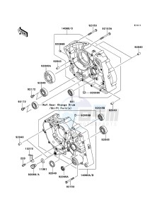 D-TRACKER 125 KLX125DCF XX (EU ME A(FRICA) drawing Crankcase