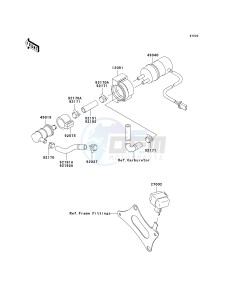 ZX 600 J [ZZR600] (J6F-J8F) J8F drawing FUEL PUMP