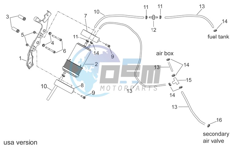 Fuel vapour recover system