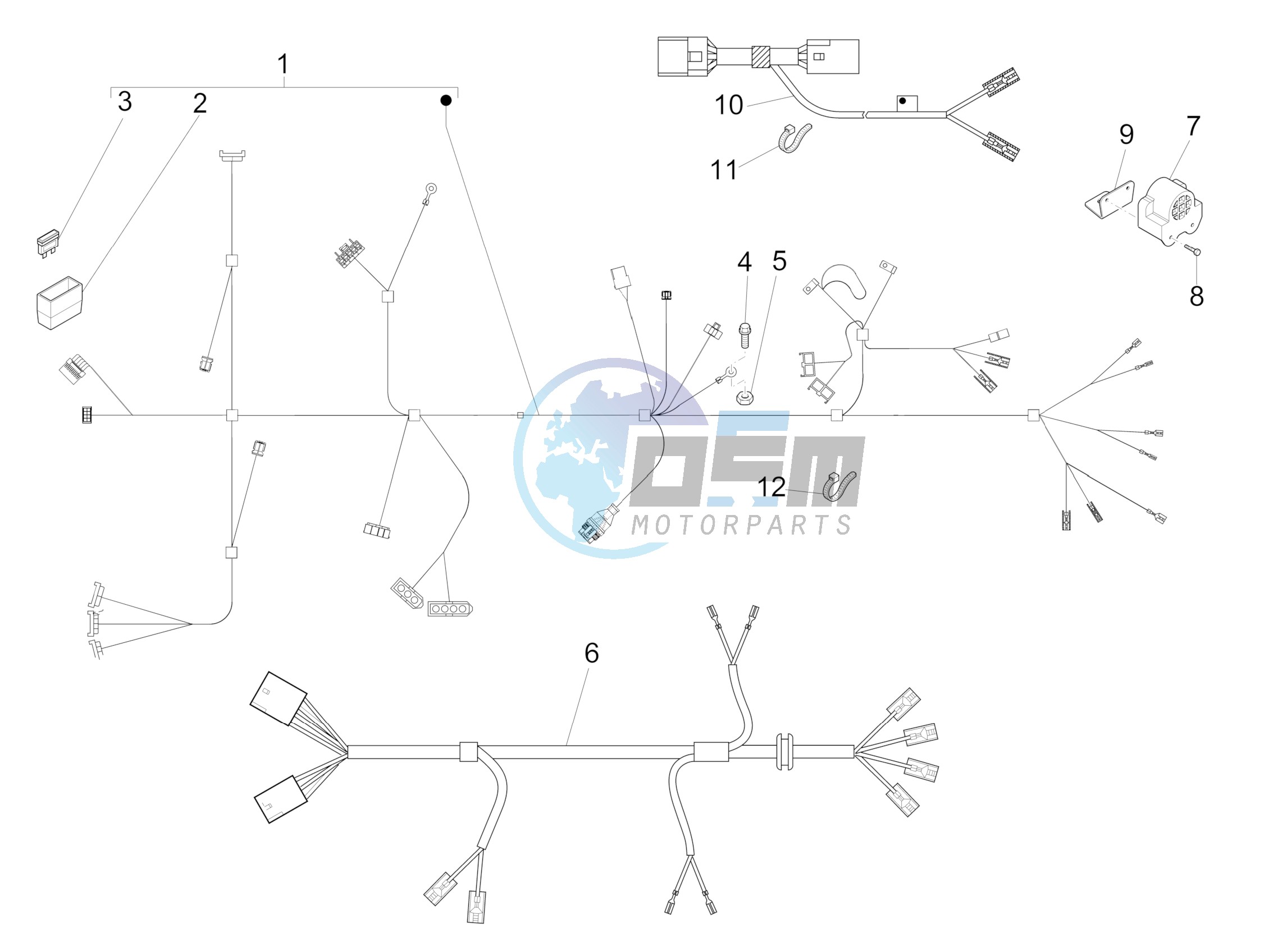 Main cable harness